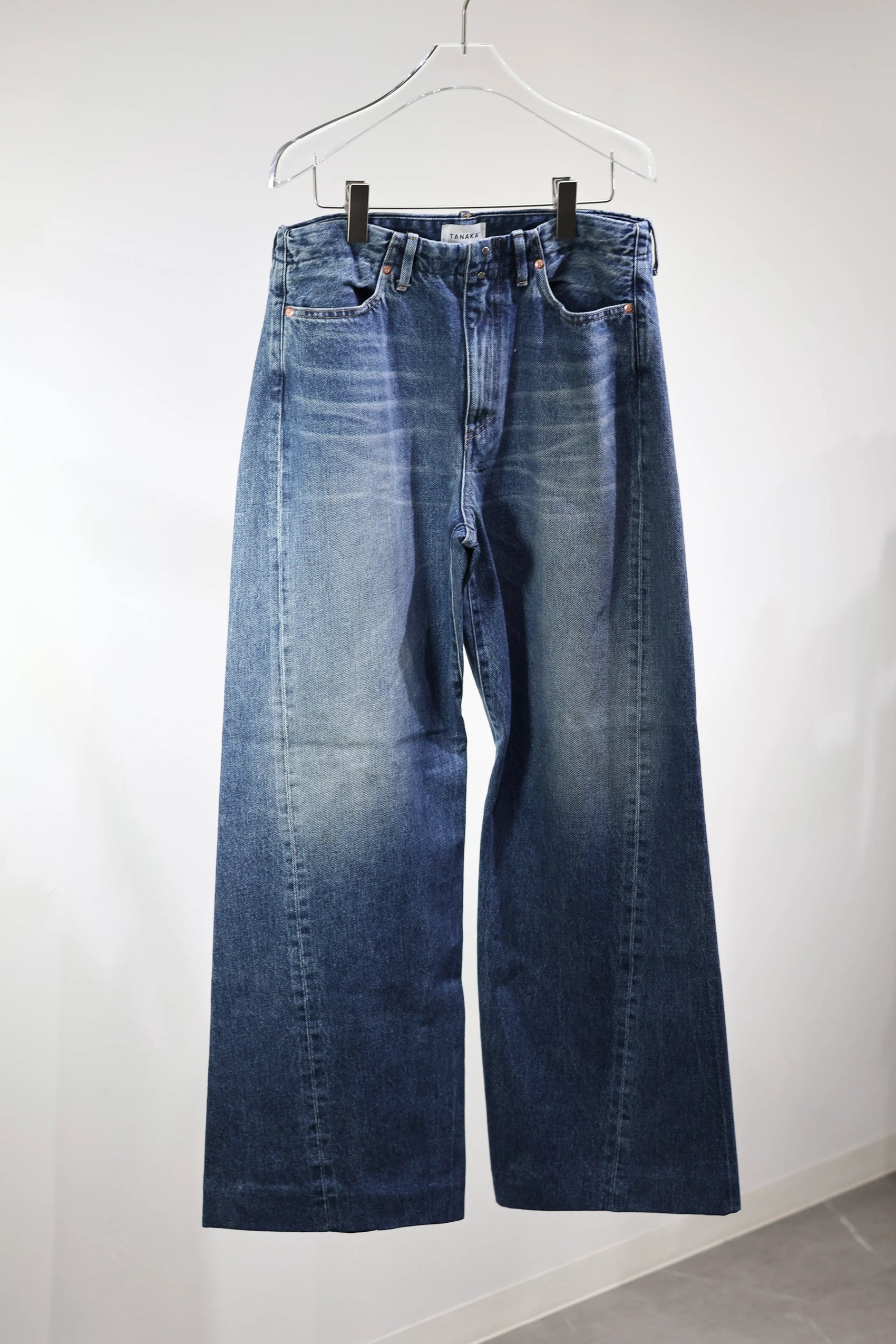 TANAKA - BOY JEAN TROUSERS - VINTAGE MID BLUE