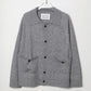 house of naked - INNER MONGORIAN CASHMERE CARDIGAN Ⅱ - LIGHT GRAY