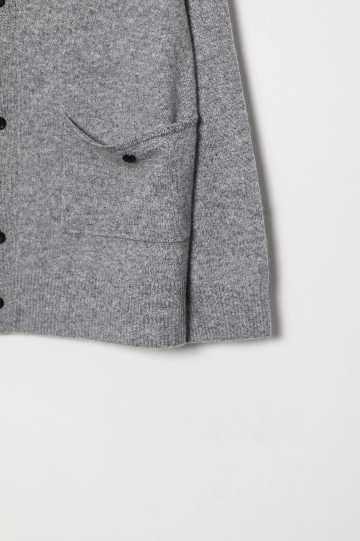 house of naked - INNER MONGORIAN CASHMERE CARDIGAN Ⅱ - LIGHT GRAY