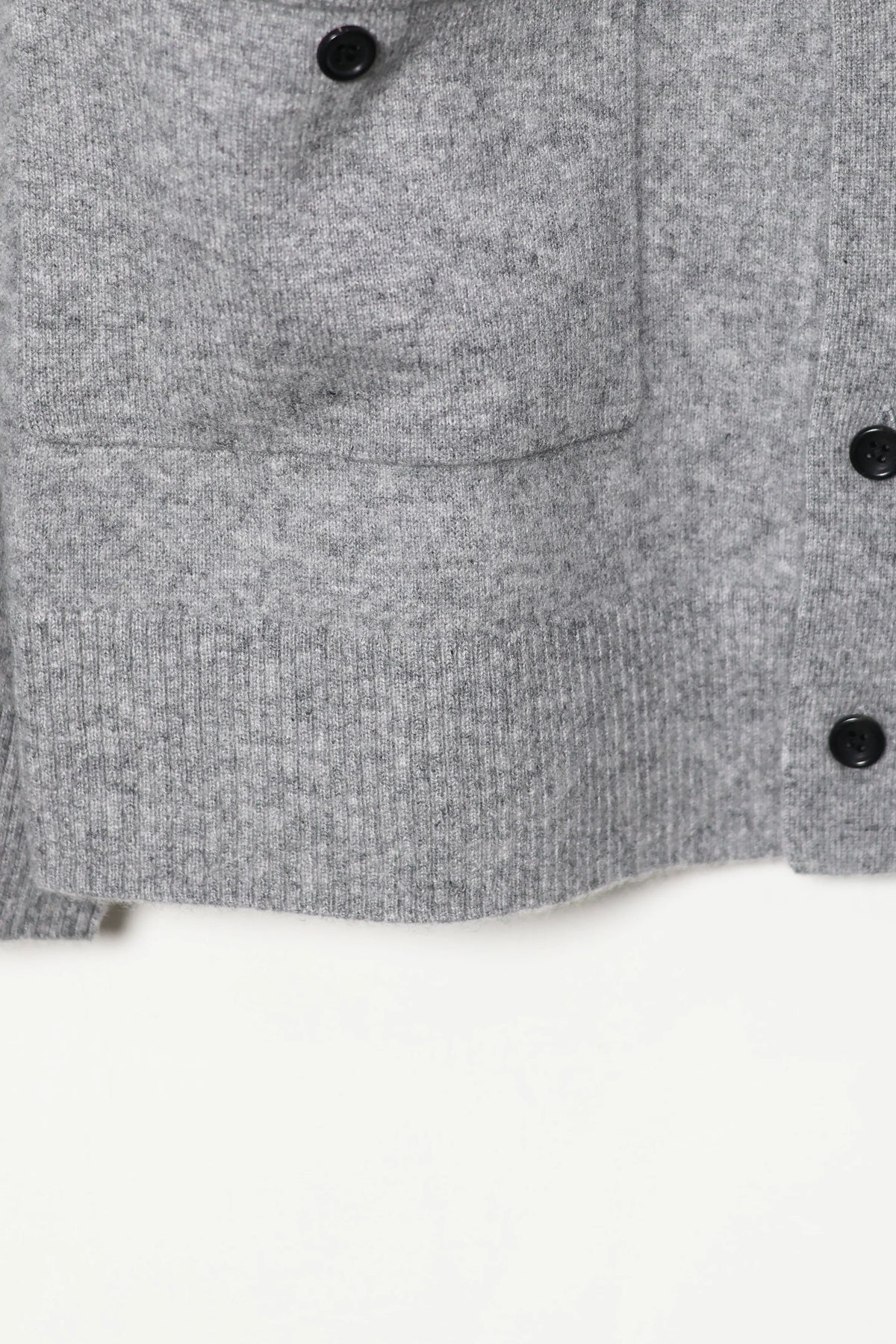 house of naked - INNER MONGORIAN CASHMERE CARDIGAN Ⅱ - LIGHT GRAY