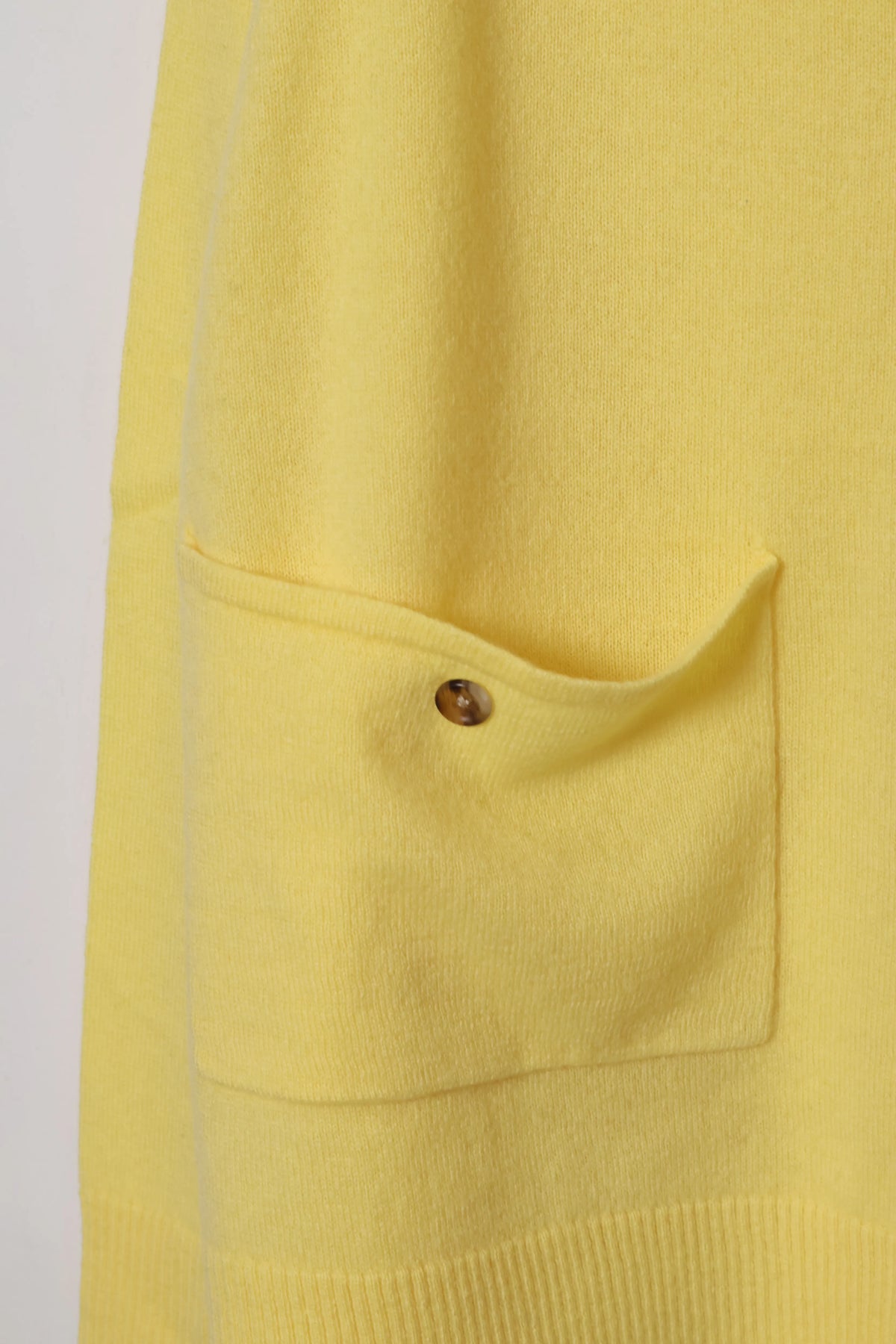 house of naked - INNER MONGORIAN CASHMERE CARDIGAN Ⅱ - YELLOW