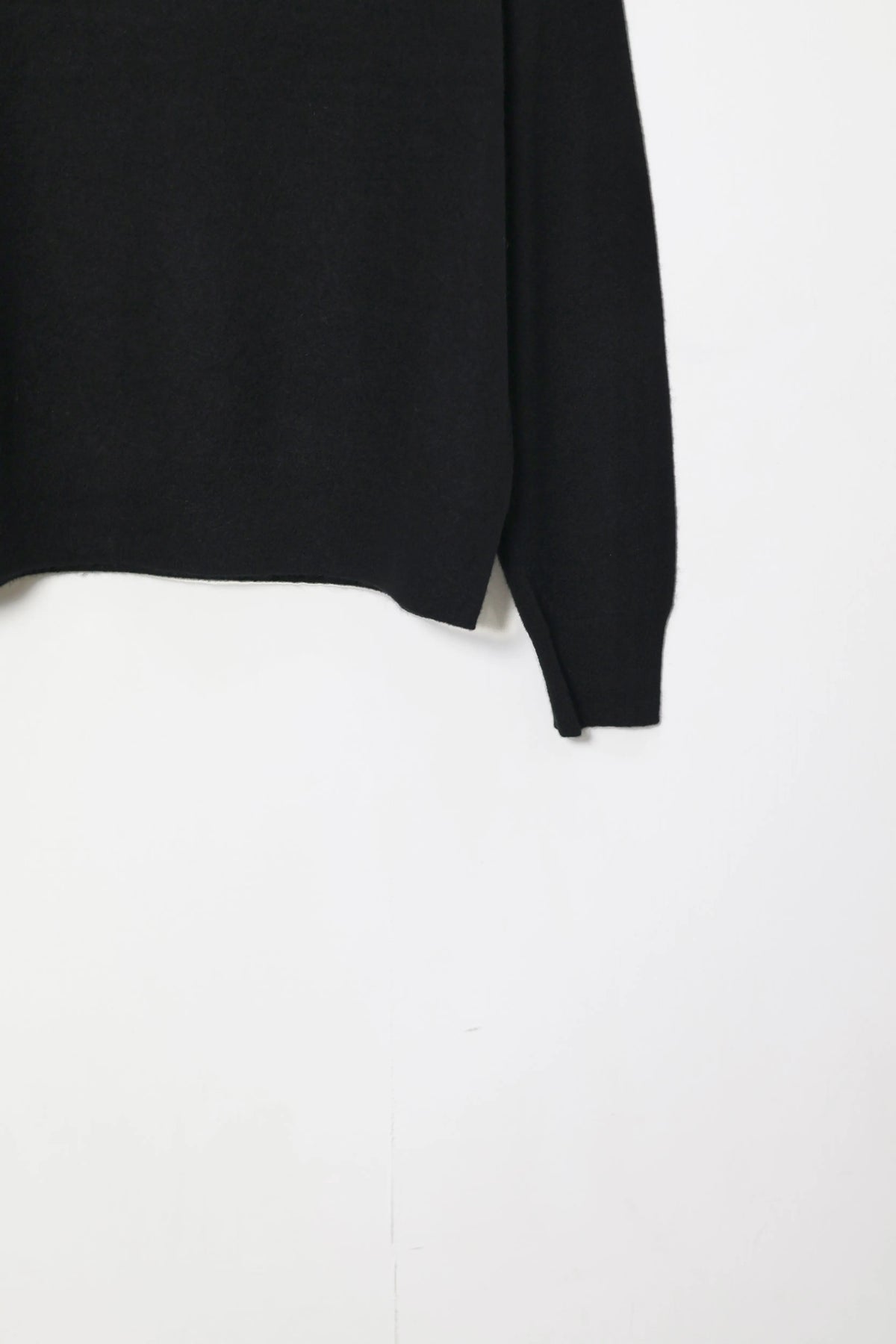 house of naked - INNER MONGORIAN CASHMERE 80POLO Ⅱ - BLACK
