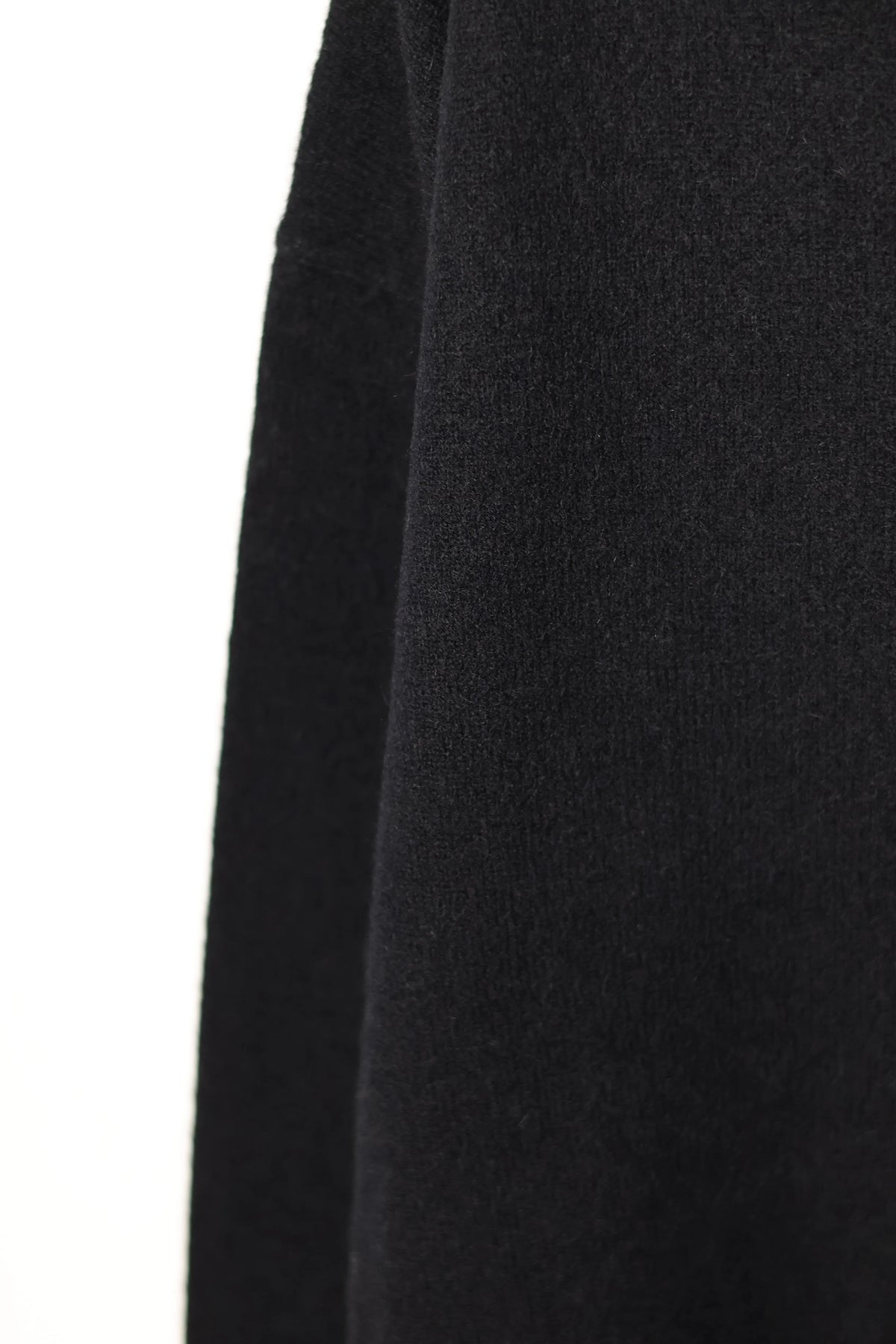 house of naked - INNER MONGORIAN CASHMERE 80POLO Ⅱ - BLACK