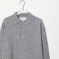 house of naked - INNER MONGORIAN CASHMERE 80POLO Ⅱ - LIGHT GRAY