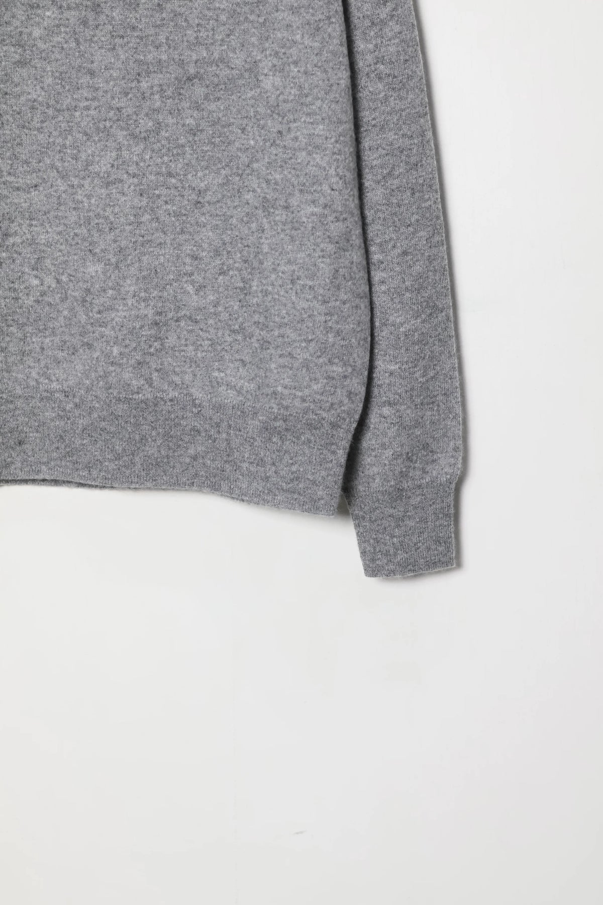 house of naked - INNER MONGORIAN CASHMERE 80POLO Ⅱ - LIGHT GRAY