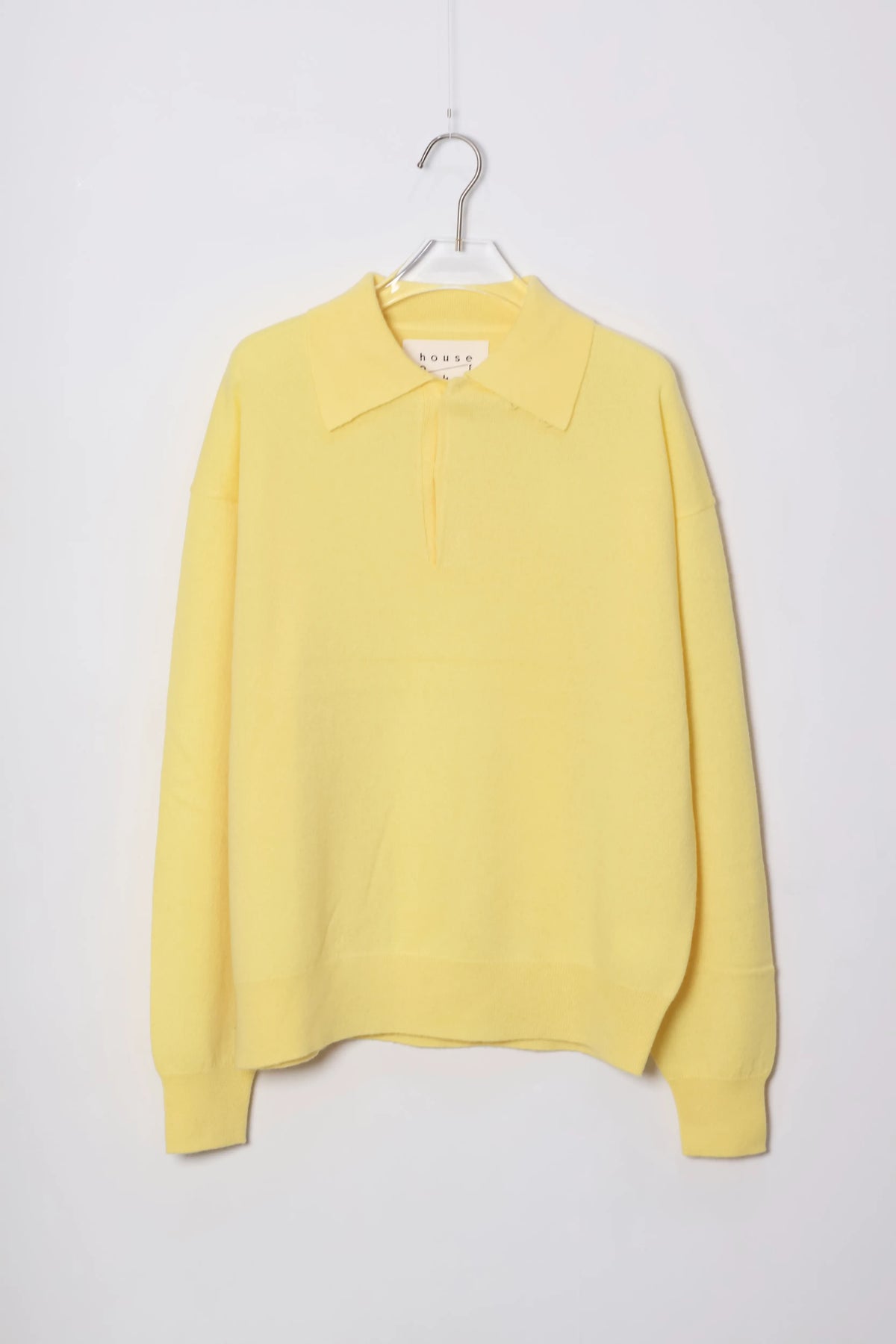 house of naked - INNER MONGORIAN CASHMERE 80POLO Ⅱ - YELLOW