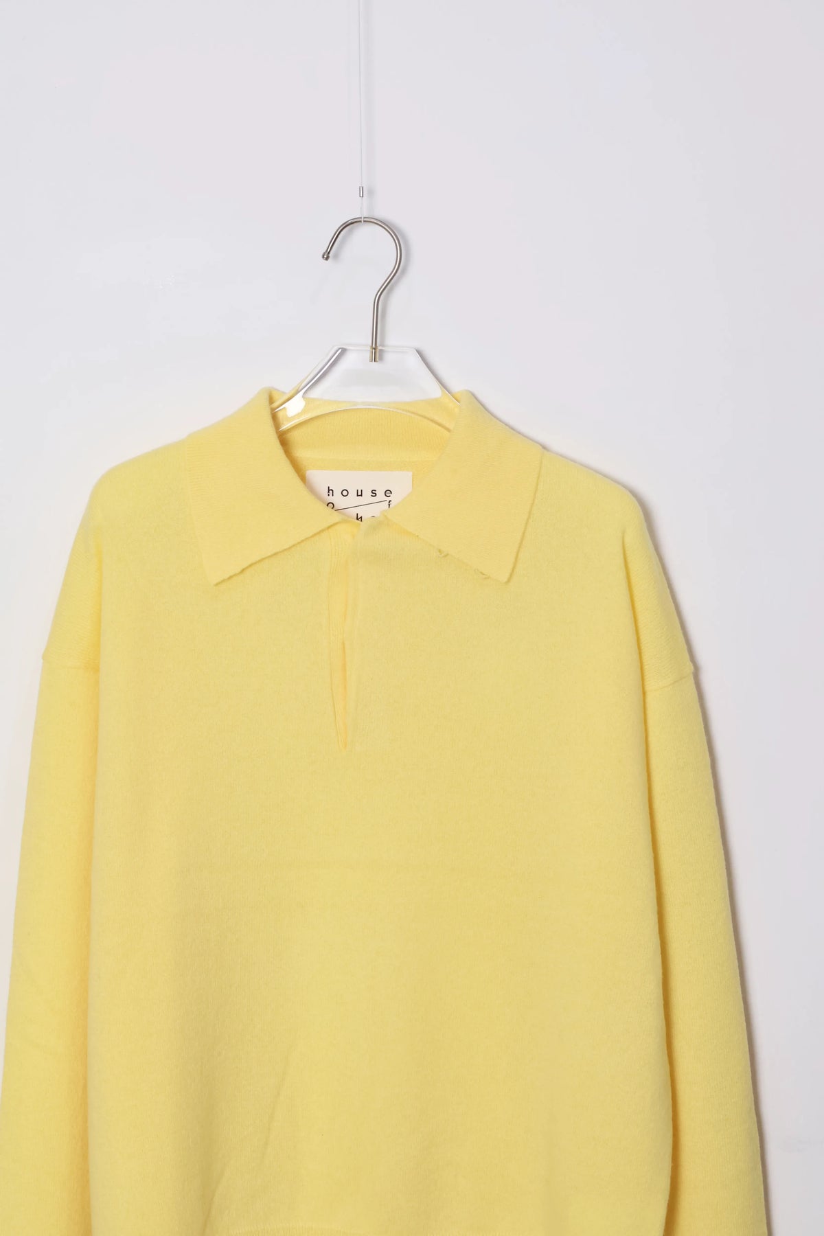 house of naked - INNER MONGORIAN CASHMERE 80POLO Ⅱ - YELLOW