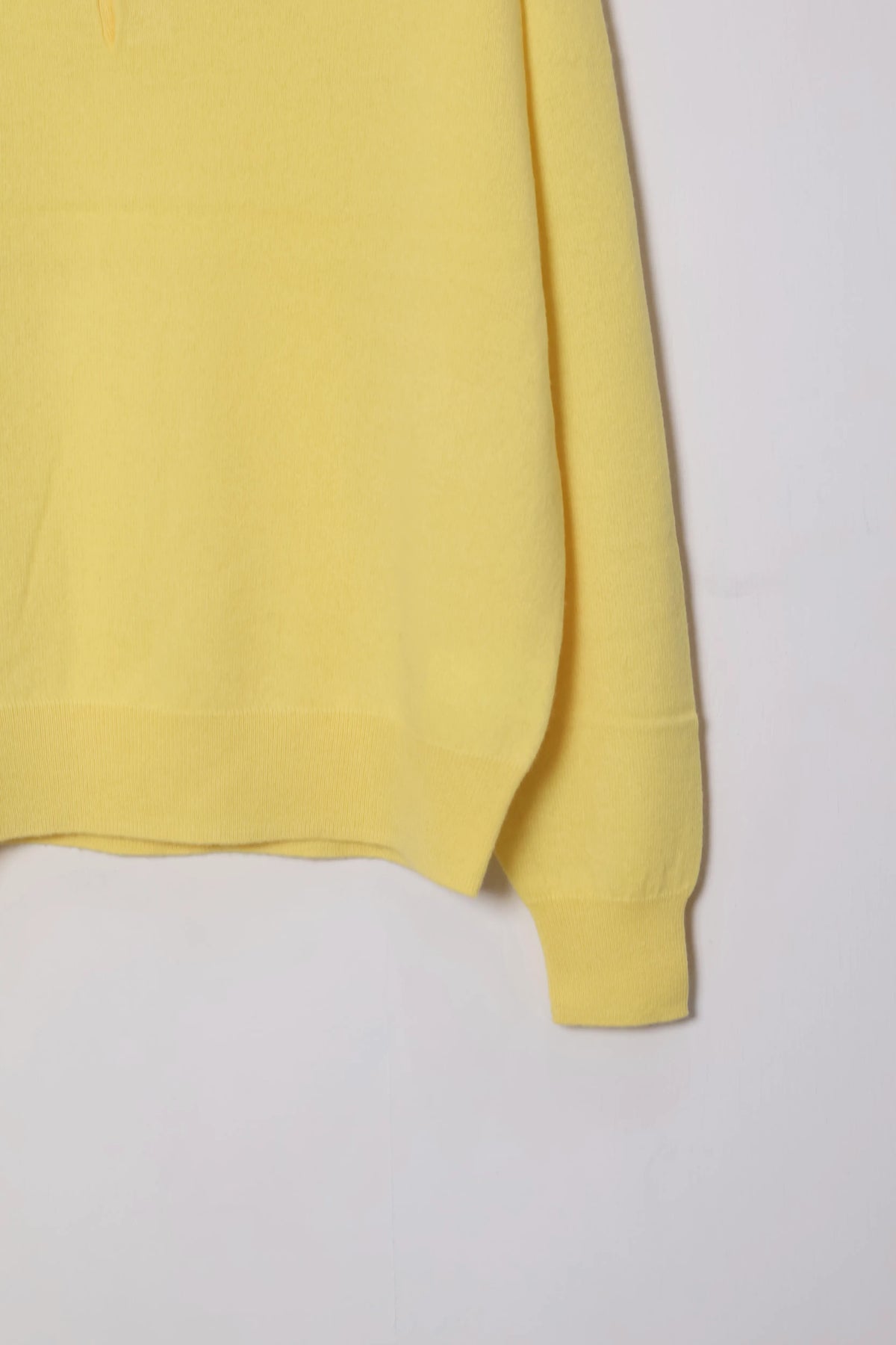 house of naked - INNER MONGORIAN CASHMERE 80POLO Ⅱ - YELLOW