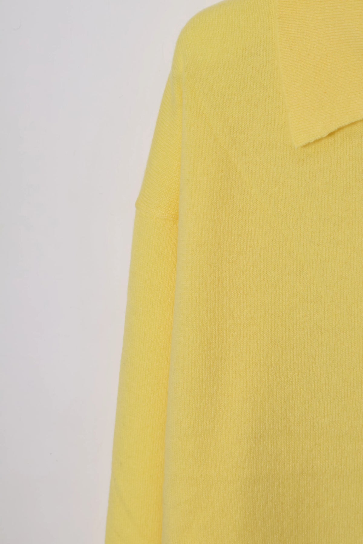 house of naked - INNER MONGORIAN CASHMERE 80POLO Ⅱ - YELLOW