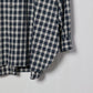 INSCRIRE - Check Wrap Shirt - BLUE GREEN × WHITE