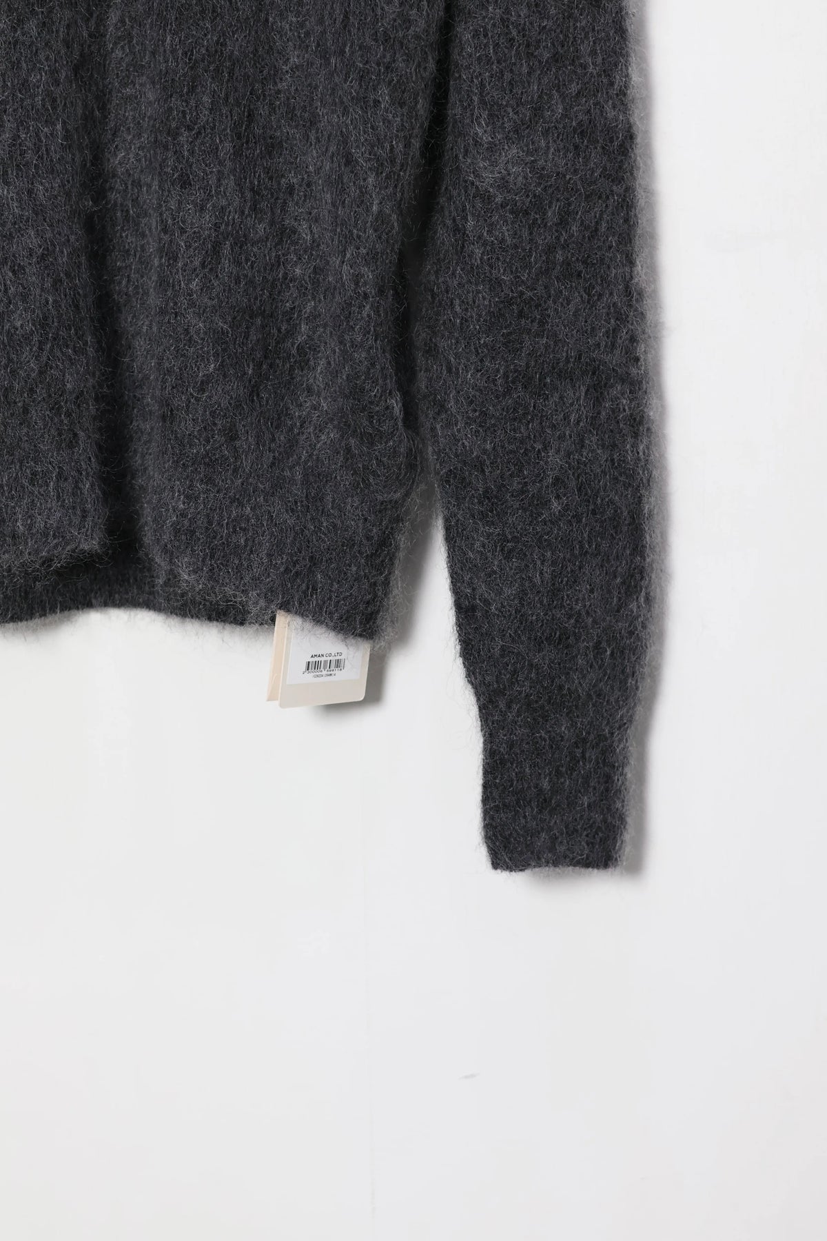 INSCRIRE - Mohair Polo - CHARCOAL