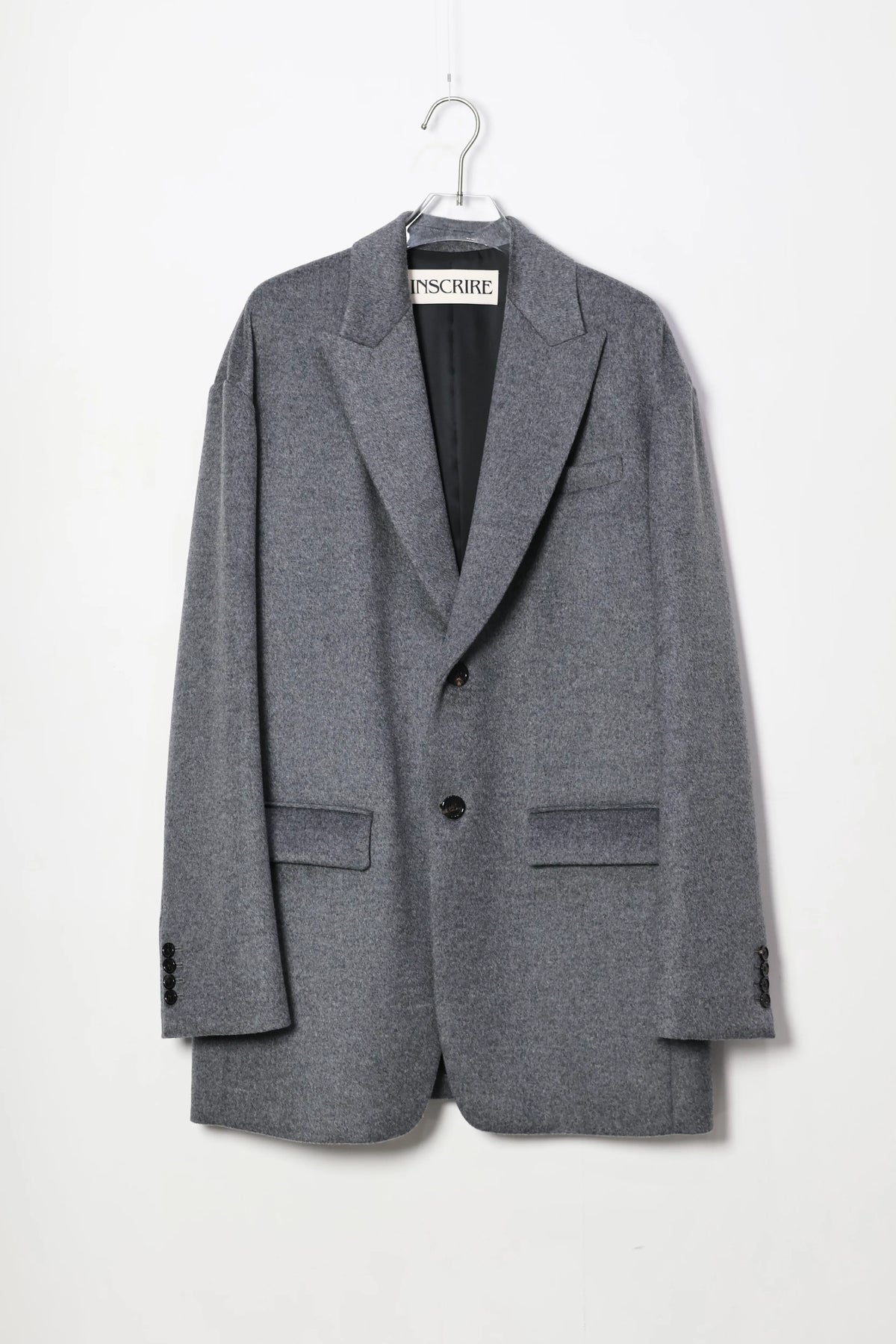 INSCRIRE - Cashmere Over Jacket - GREY