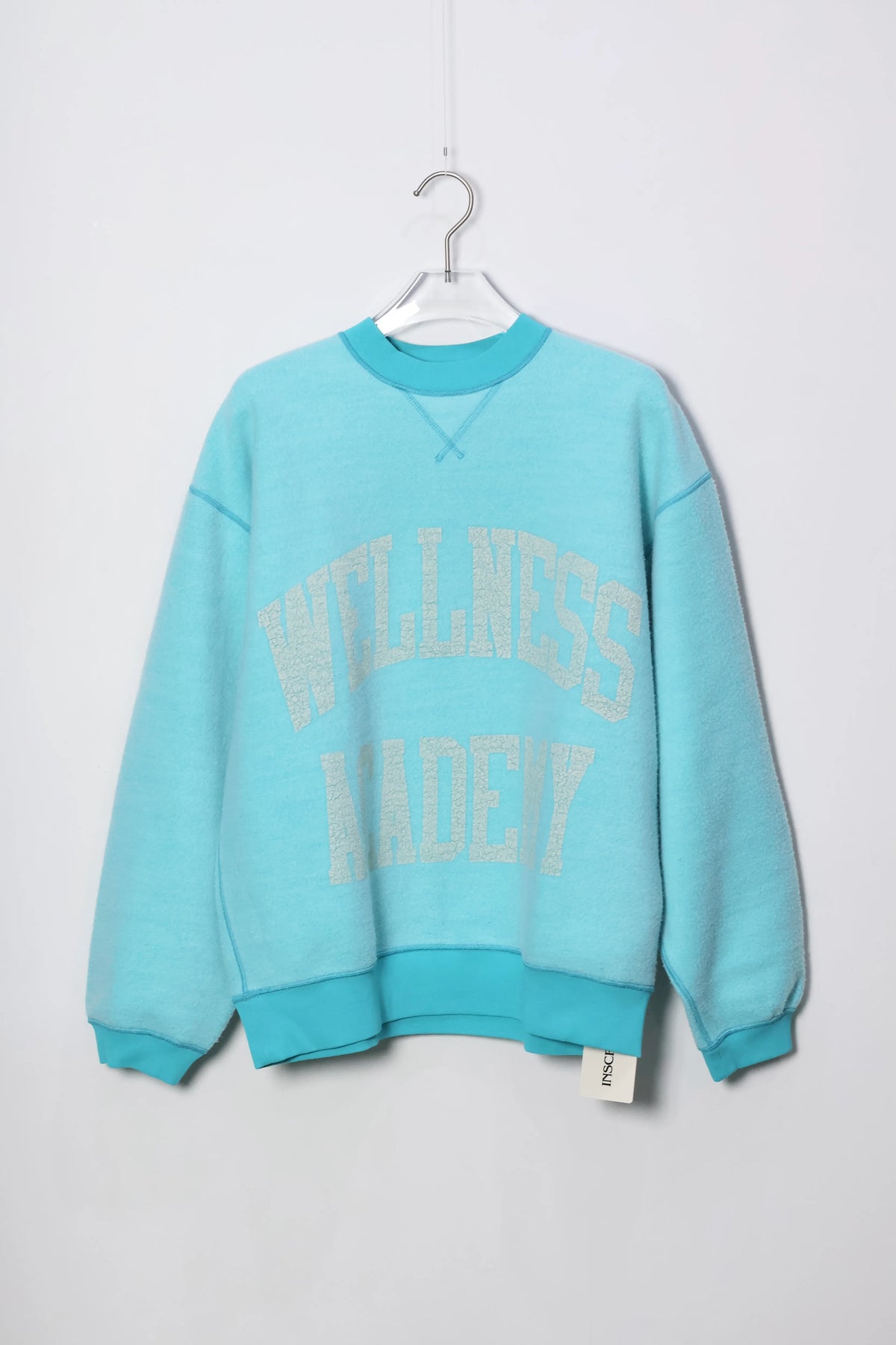 INSCRIRE - Loose Fit Reversible Sweat - TURQUOISE