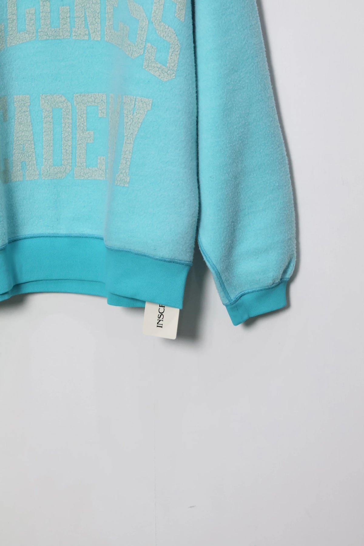 INSCRIRE - Loose Fit Reversible Sweat - TURQUOISE