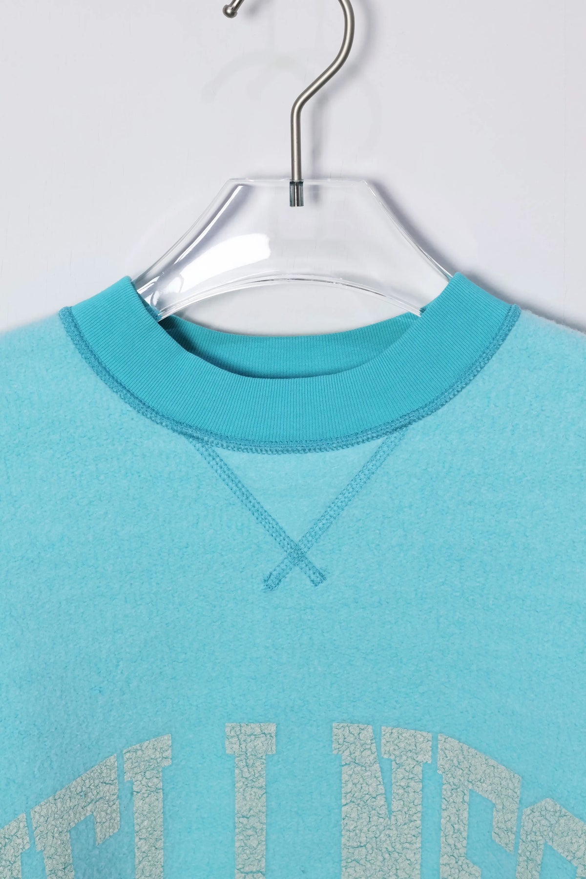 INSCRIRE - Loose Fit Reversible Sweat - TURQUOISE