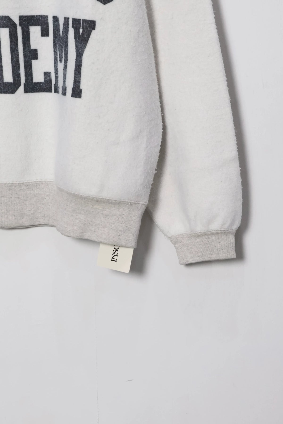 INSCRIRE - Loose Fit Reversible Sweat - LT.GREY