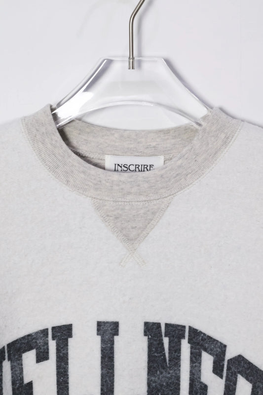 INSCRIRE - Loose Fit Reversible Sweat - LT.GREY