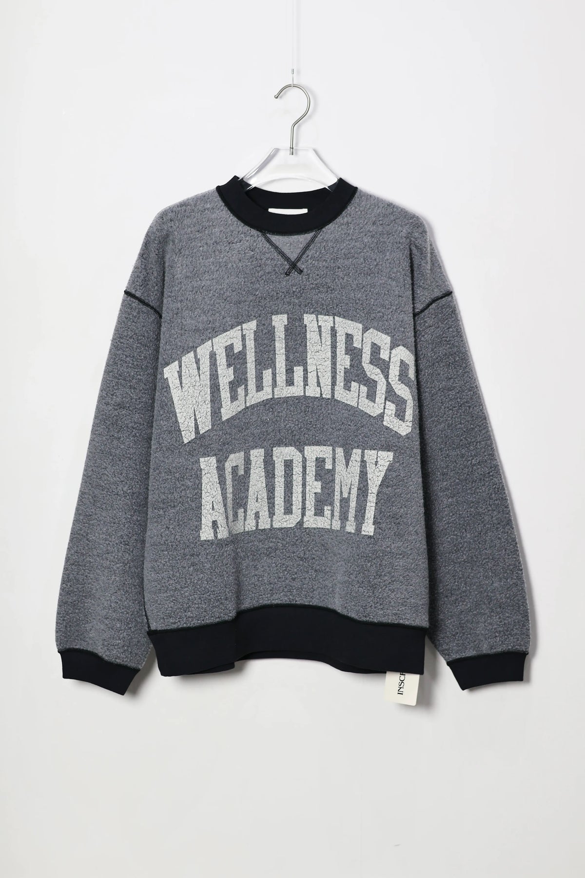 INSCRIRE - Loose Fit Reversible Sweat - BLACK USED