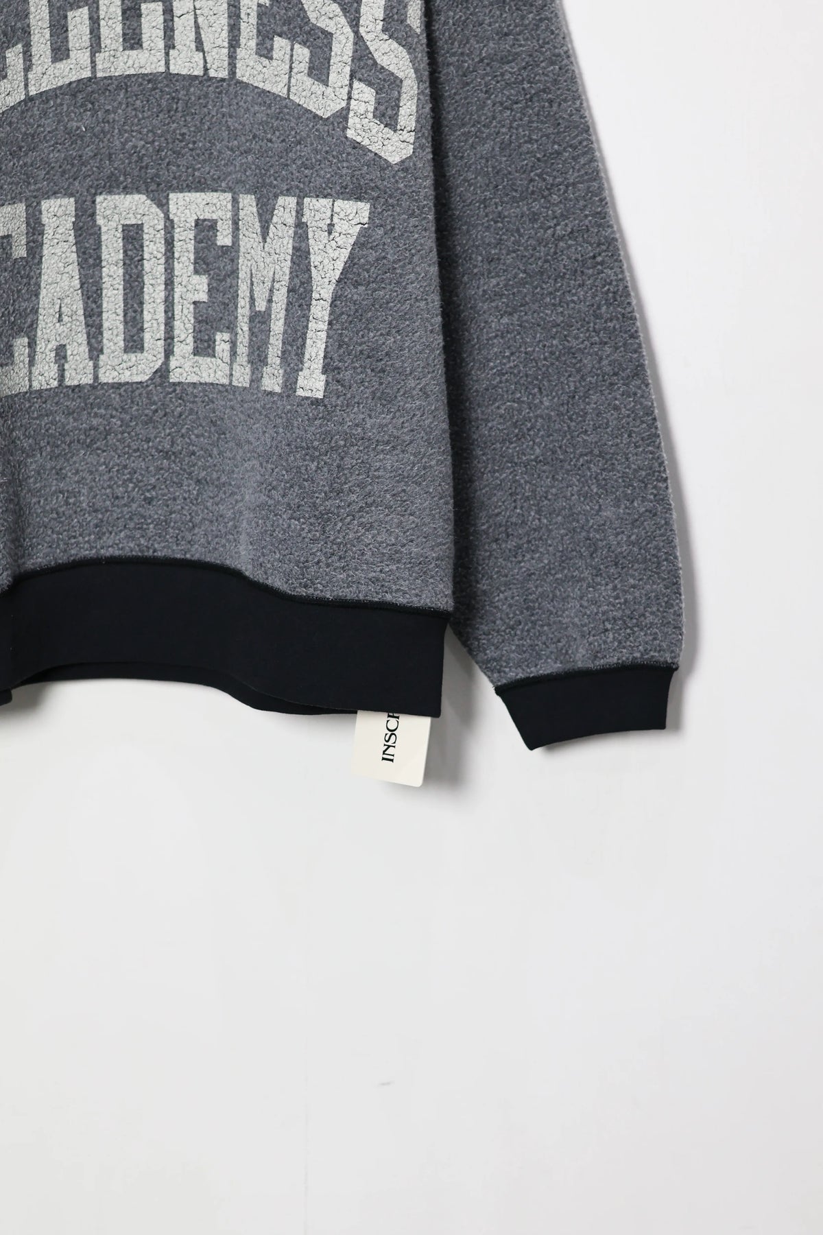 INSCRIRE - Loose Fit Reversible Sweat - BLACK USED