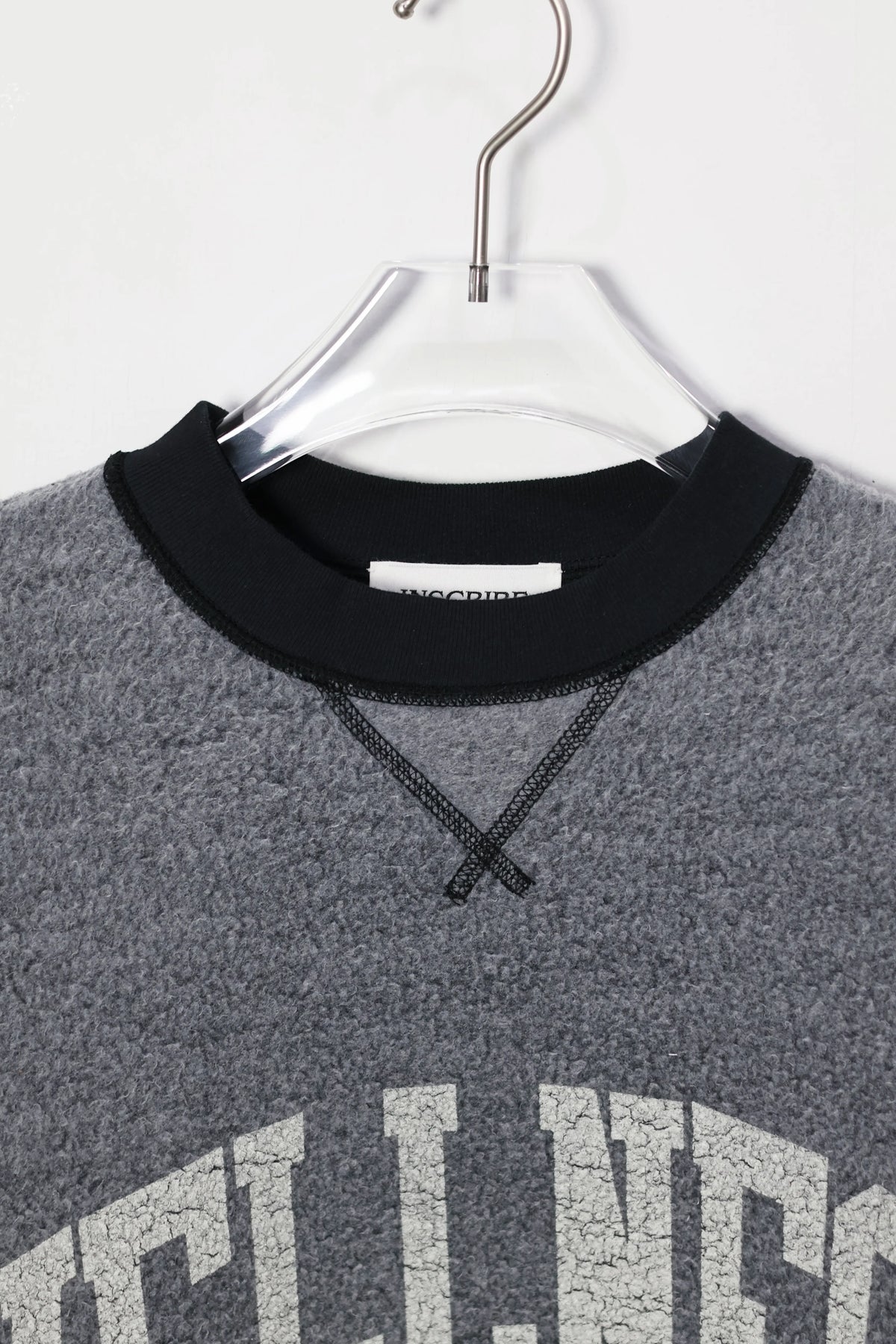 INSCRIRE - Loose Fit Reversible Sweat - BLACK USED
