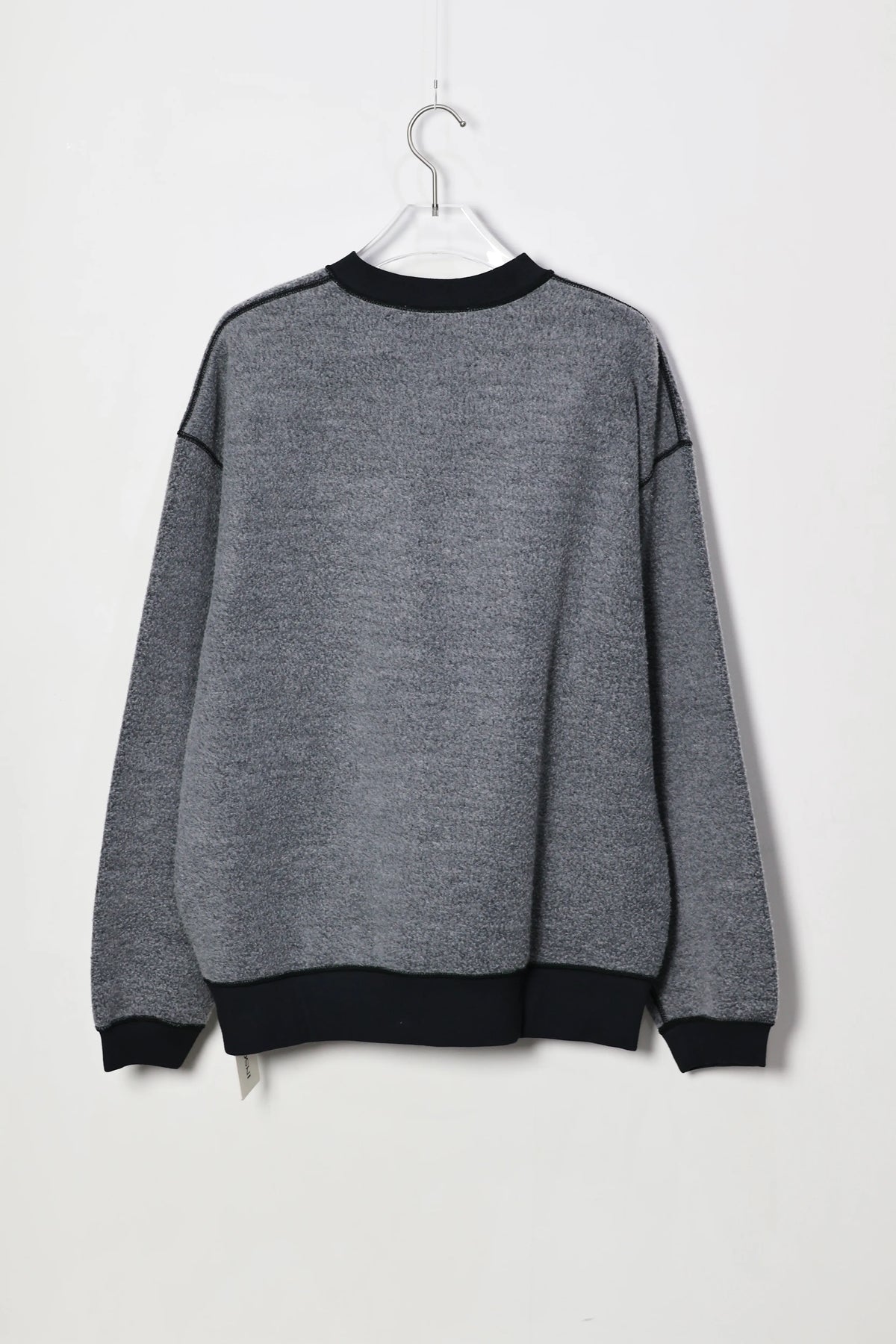 INSCRIRE - Loose Fit Reversible Sweat - BLACK USED