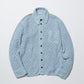 nakedgauge - HAND KNITTING MESH SHIRT - STEEL BLUE