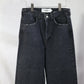JOHN MASON SMITH / JANE SMITH - SULFUR DYE HEAVY DUCK CLOTH 5 POCKET PANTS - BLACK