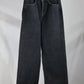 JOHN MASON SMITH / JANE SMITH - SULFUR DYE HEAVY DUCK CLOTH 5 POCKET PANTS - BLACK
