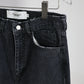 JOHN MASON SMITH / JANE SMITH - SULFUR DYE HEAVY DUCK CLOTH 5 POCKET PANTS - BLACK