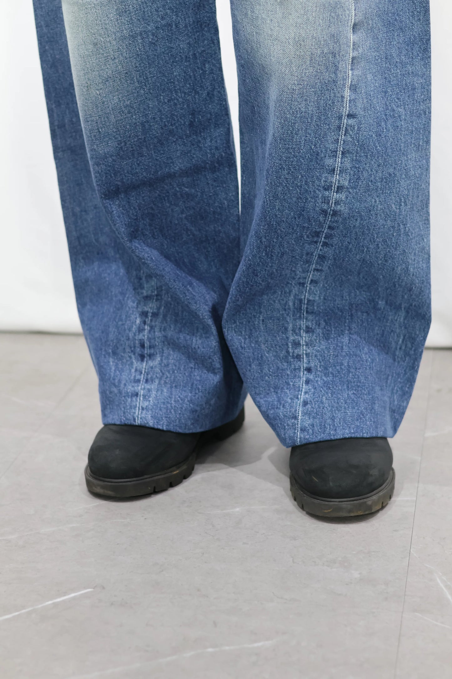 TANAKA - BOY JEAN TROUSERS - VINTAGE MID BLUE