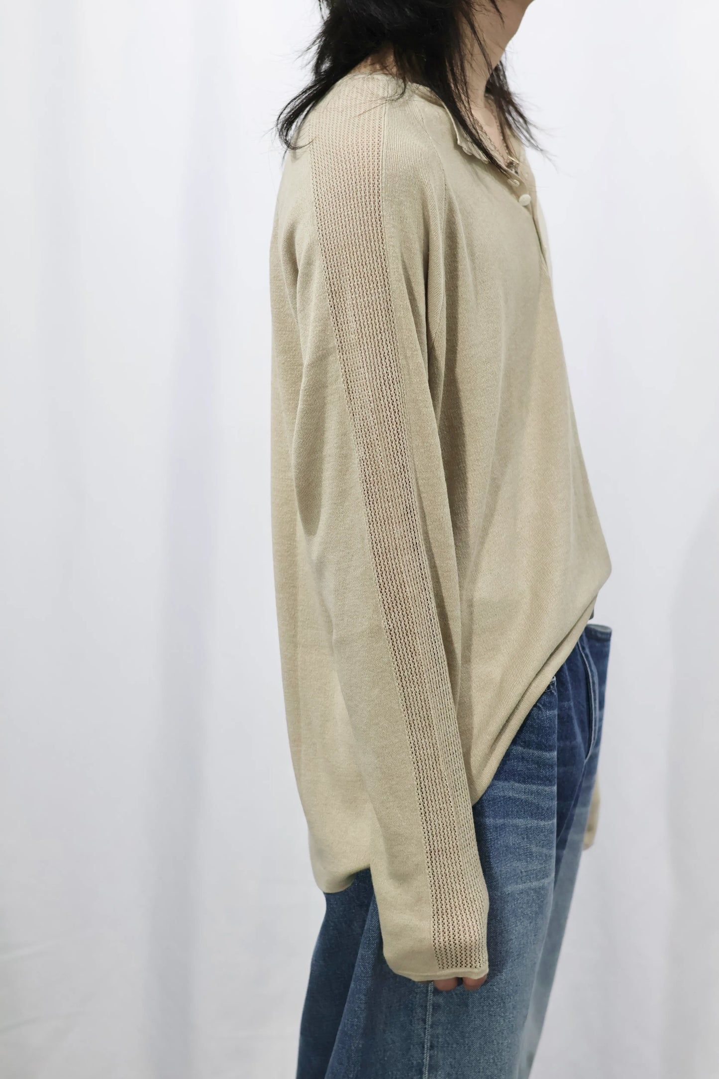 nakedgauge - GLEANER SHIRT - GREIGE