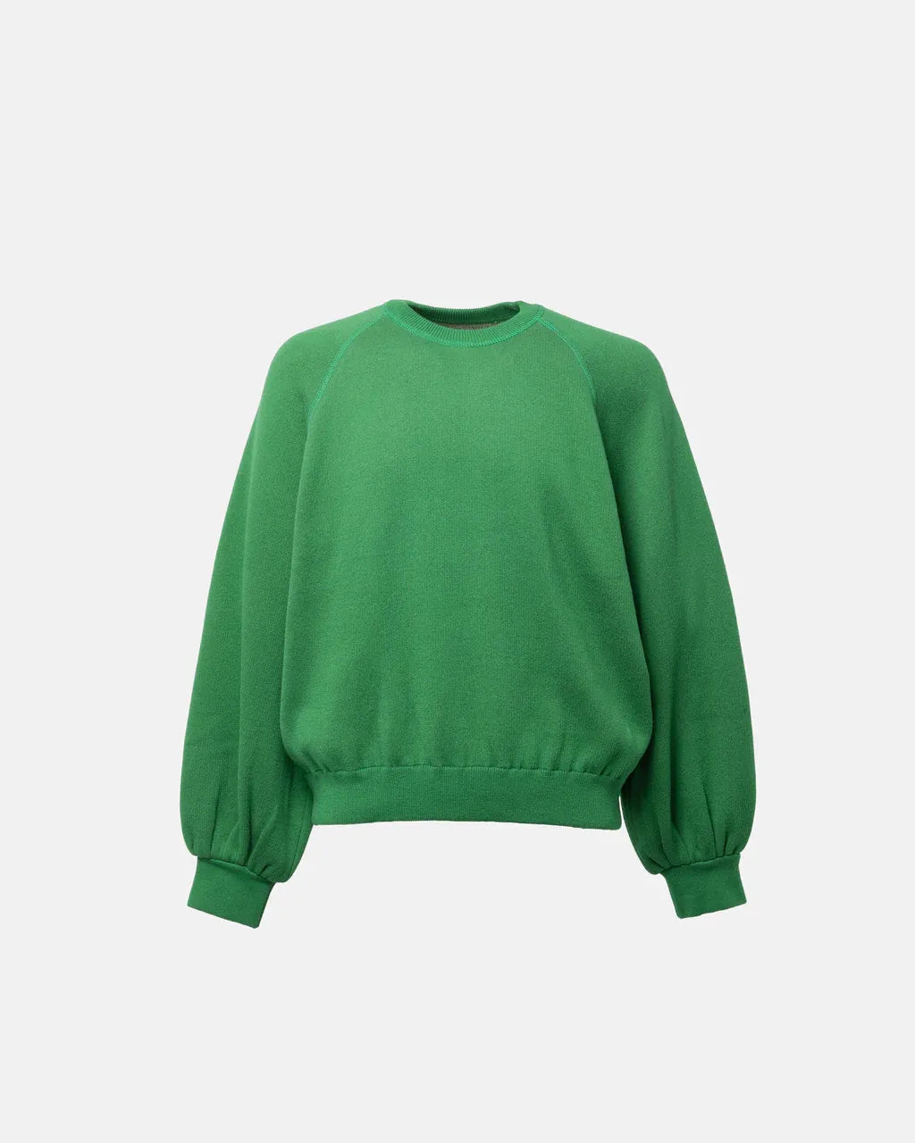 SimplyComplicated - KNITTED CREW NECK - GREEN