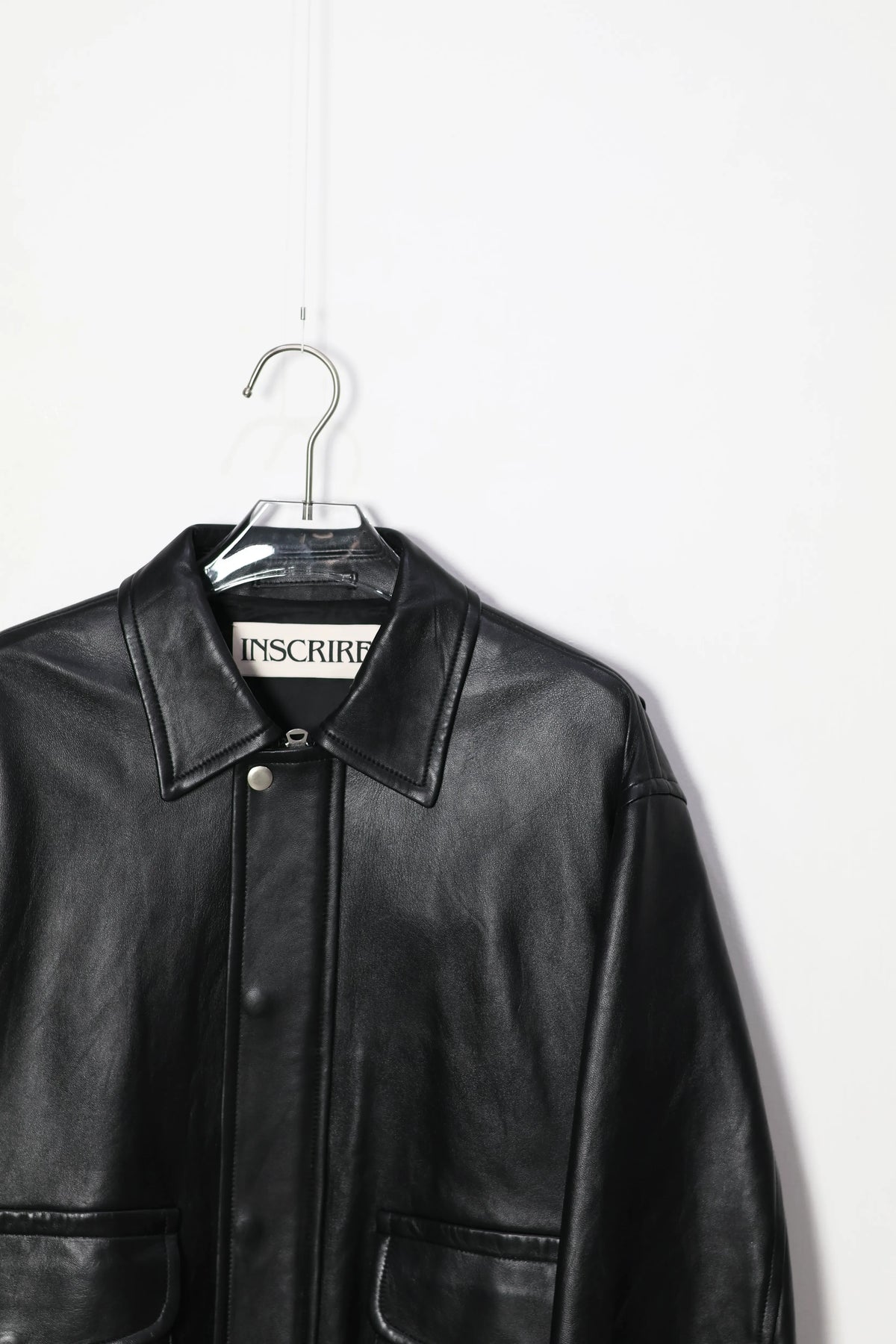 INSCRIRE - A-2 Flight Jacket - BLACK