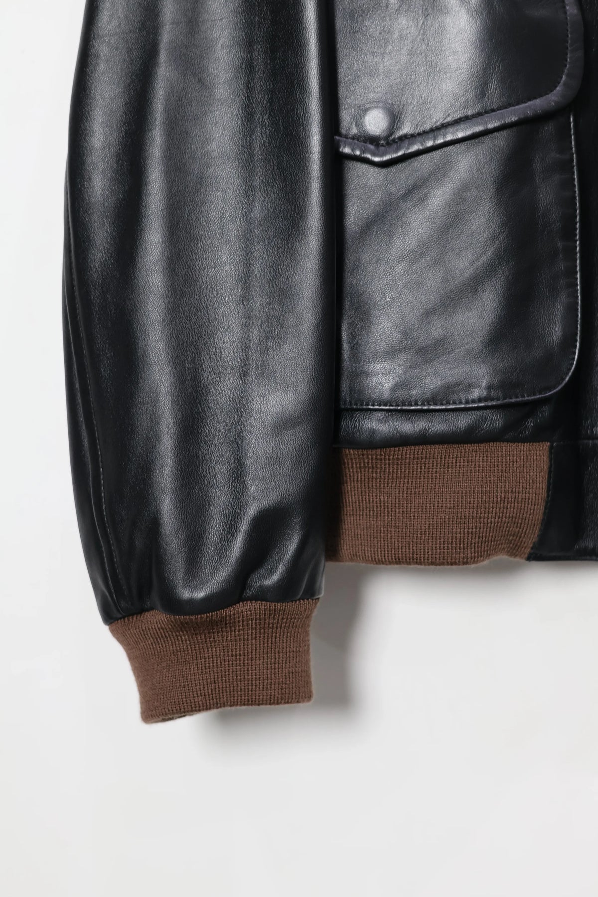 INSCRIRE - A-2 Flight Jacket - BLACK
