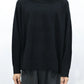 nakedgauge - MERINO WOOL PULLOVER - BLACK