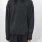 nakedgauge - COMFORT TOUCH DOUBLE COLLAR PULLOVER - CHARCOAL GRAY