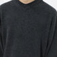 nakedgauge - COMFORT TOUCH DOUBLE COLLAR PULLOVER - CHARCOAL GRAY
