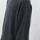 nakedgauge - COMFORT TOUCH DOUBLE COLLAR PULLOVER - CHARCOAL GRAY