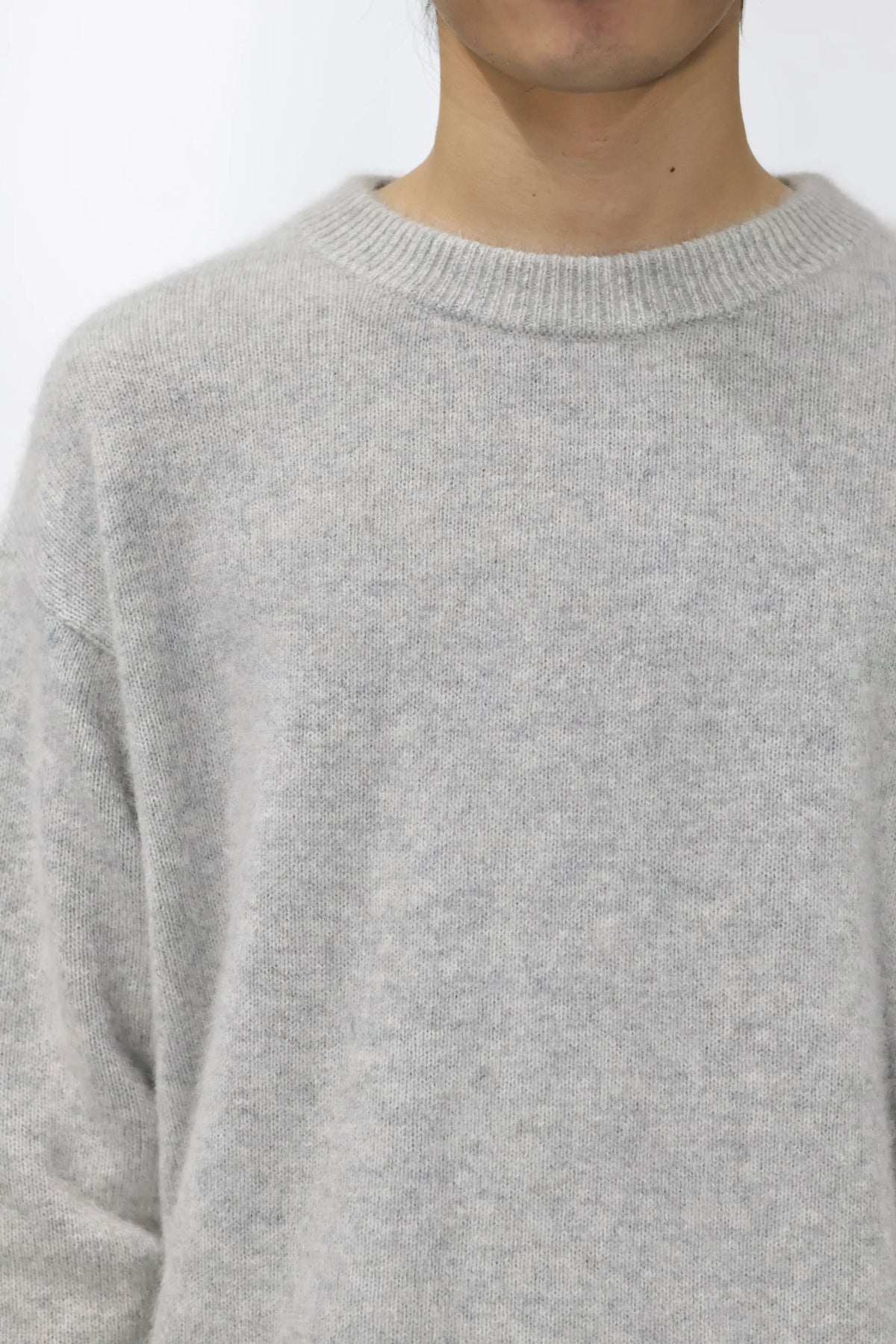 nakedgauge - MERINO WOOL PULLOVER - GRAY