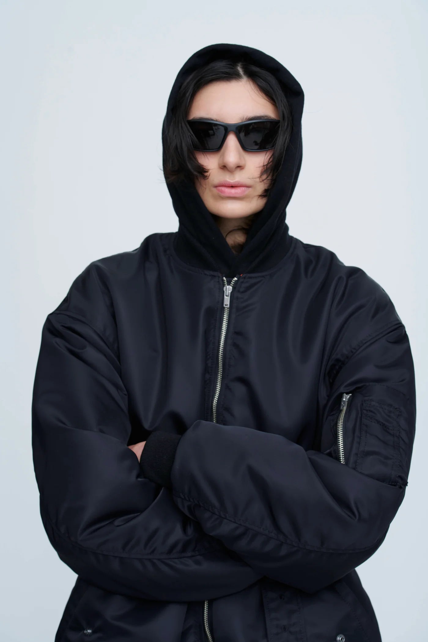 INSCRIRE - MA-1 Half - BLACK