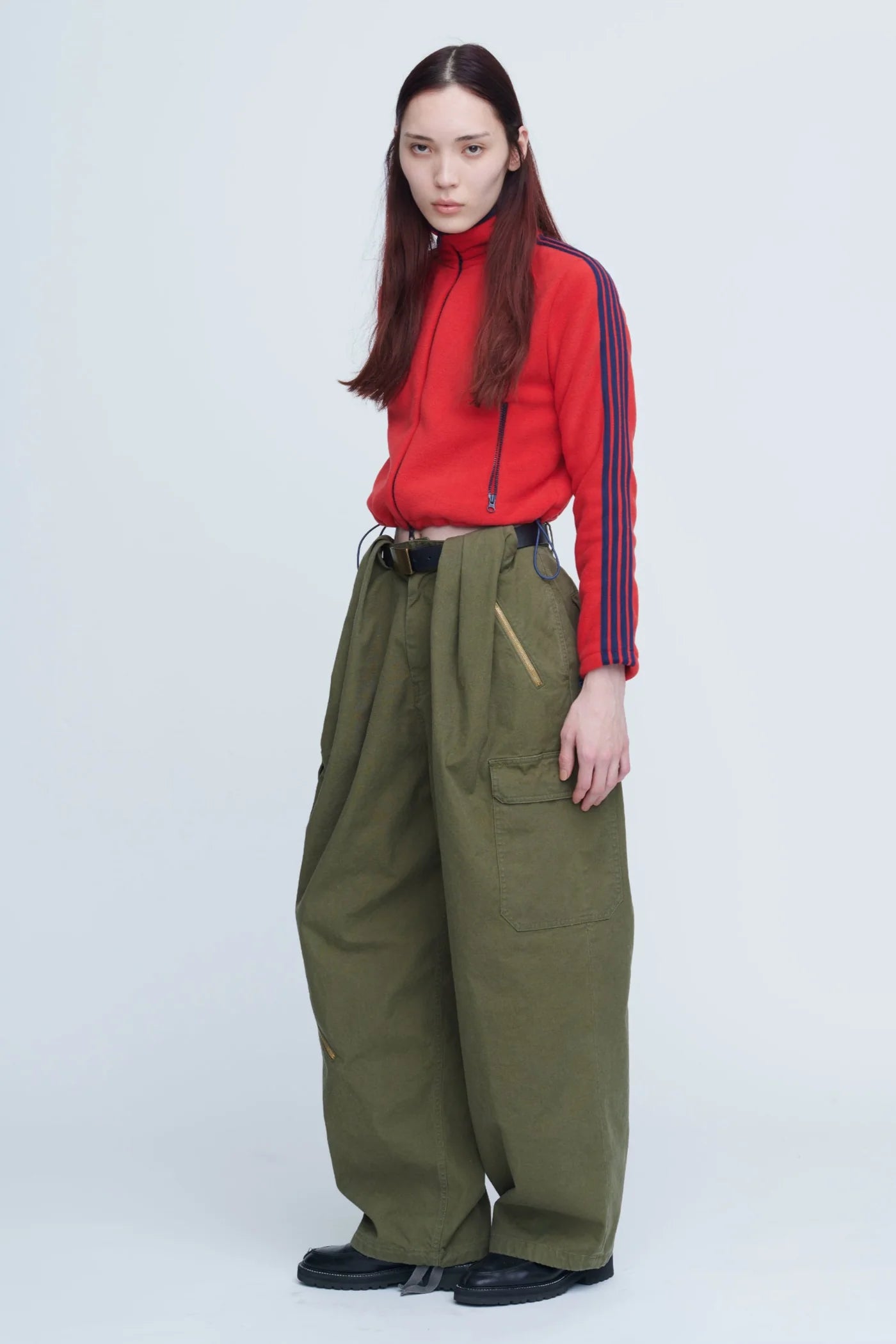 INSCRIRE - DUCK CARGO PANTS - KHAKI