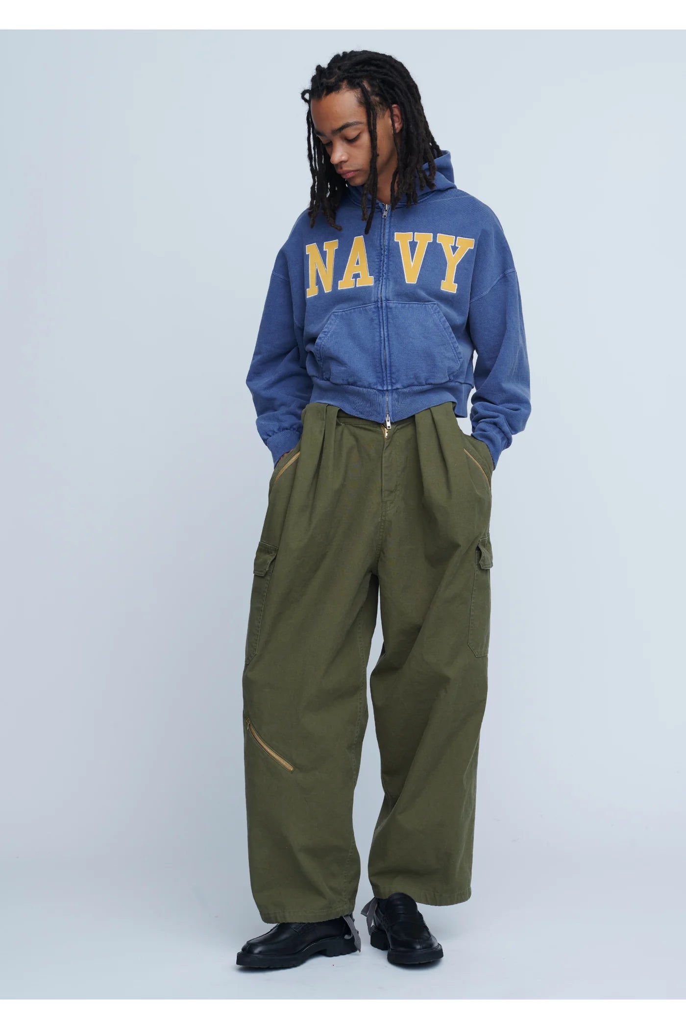 INSCRIRE - DUCK CARGO PANTS - KHAKI