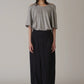 INSCRIRE - Wool Over Size Pants - NAVY STRIPE