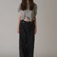 INSCRIRE - Dot Hole Denim Pants - BLACK USED