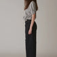 INSCRIRE - Dot Hole Denim Pants - BLACK USED
