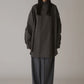 INSCRIRE - Cotton Check Cape Shirt - BLACK