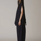 INSCRIRE - Wool Over Size Gilet - NAVY STRIPE