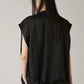 INSCRIRE - Wool Over Size Gilet - NAVY STRIPE