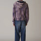 INSCRIRE - Used Denim Baggy Pants - DK.BLUE