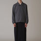 INSCRIRE - Wool Over Size Pants - NAVY STRIPE